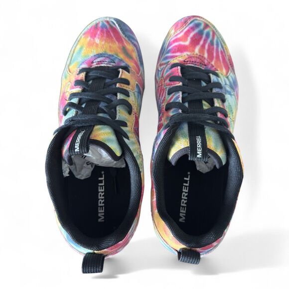 Merrell Alpine Tie Dye Rainbow Suede Sneakers Mens 8 / Women's 9.5 J002271 - Picture 7 of 11